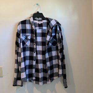 Hooded flannel